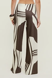 Wide Leg Satin Pants