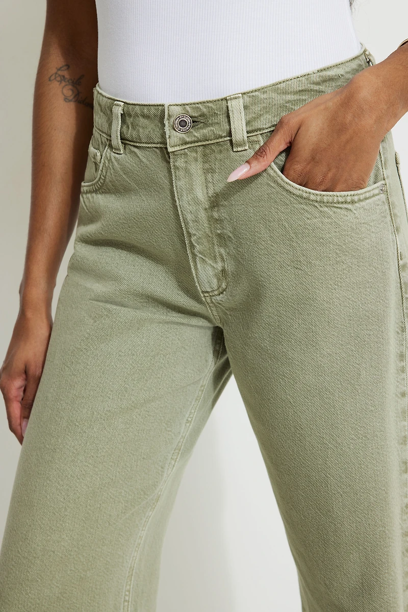 Mika Mid Rise Relaxed Straight Leg Jeans