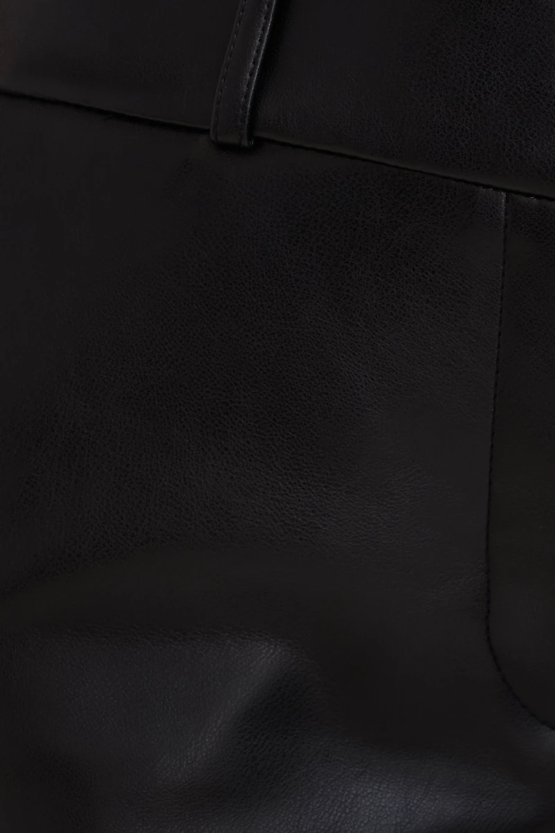 Camelia Straight Leg Faux Leather Pants