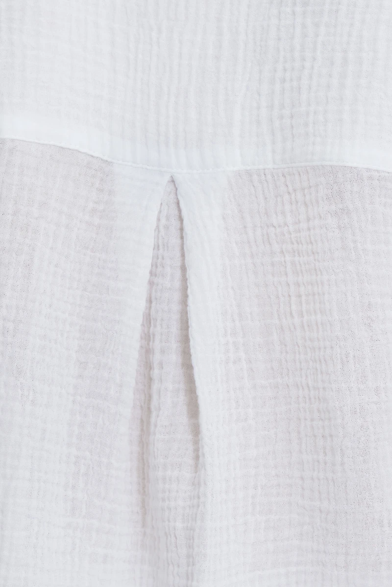 Oversized Gauze Shirt