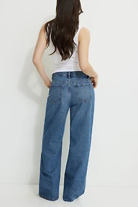 Sydney Mid Rise Baggy Fit Jeans