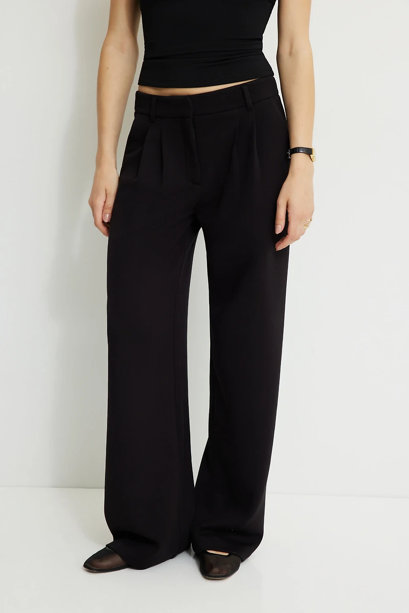Pantalon à jambe large en scuba Anywear Alex
