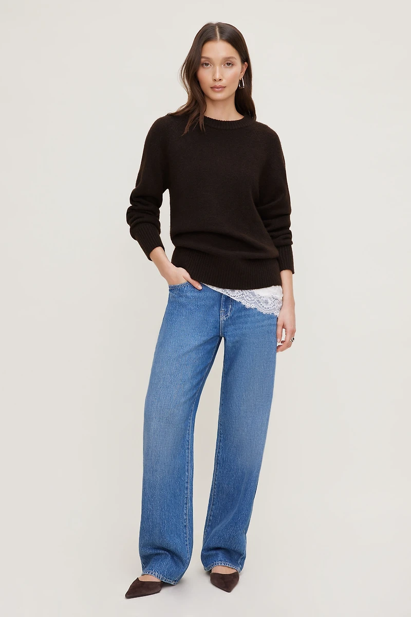 Mika Mid Rise Relaxed Straight Leg Jeans