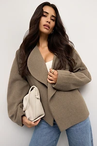 Open Melton Jacket