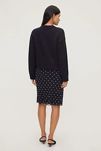 Polka Dot Midi Skirt