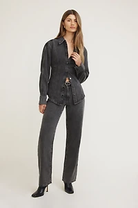 Cinched Tencel™ Denim Shirt