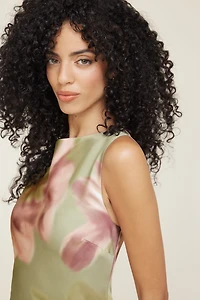 Liora Satin Maxi Slip Dress