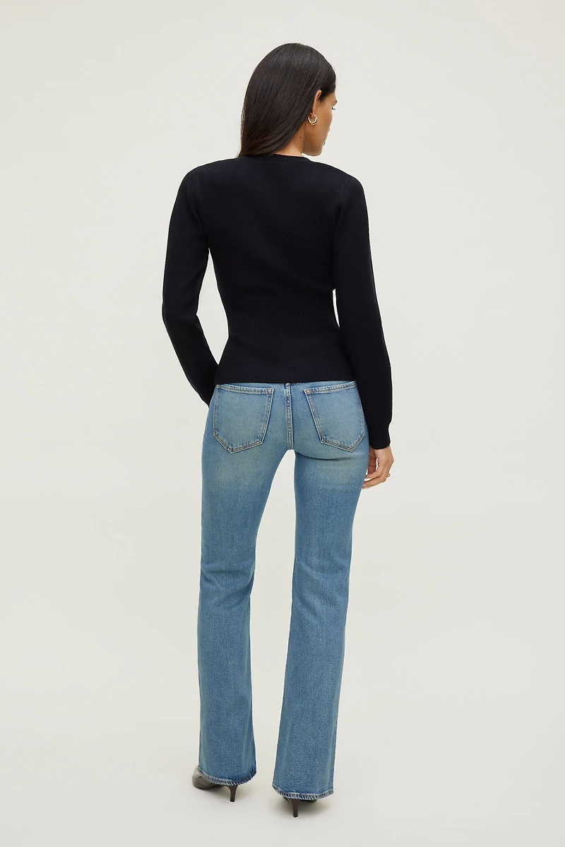 Cardigan à taille cintrée