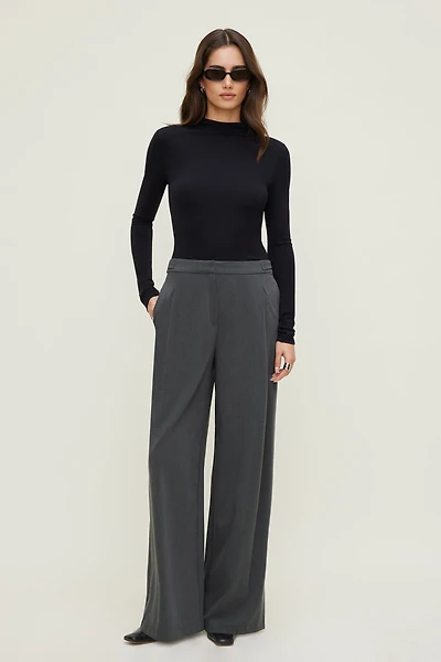 Mock Neck Long Sleeve Top