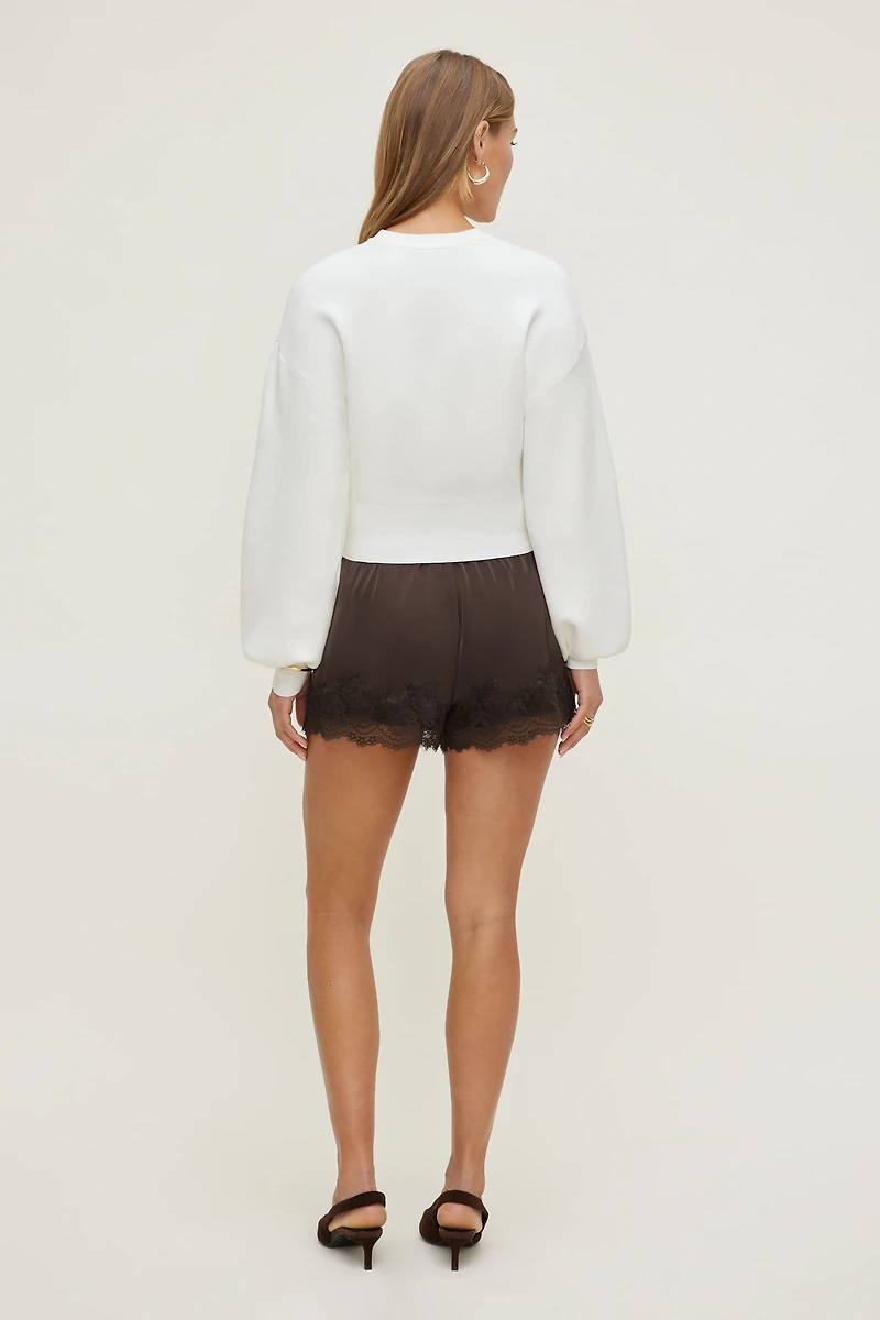 Chandail à manches bouffantes