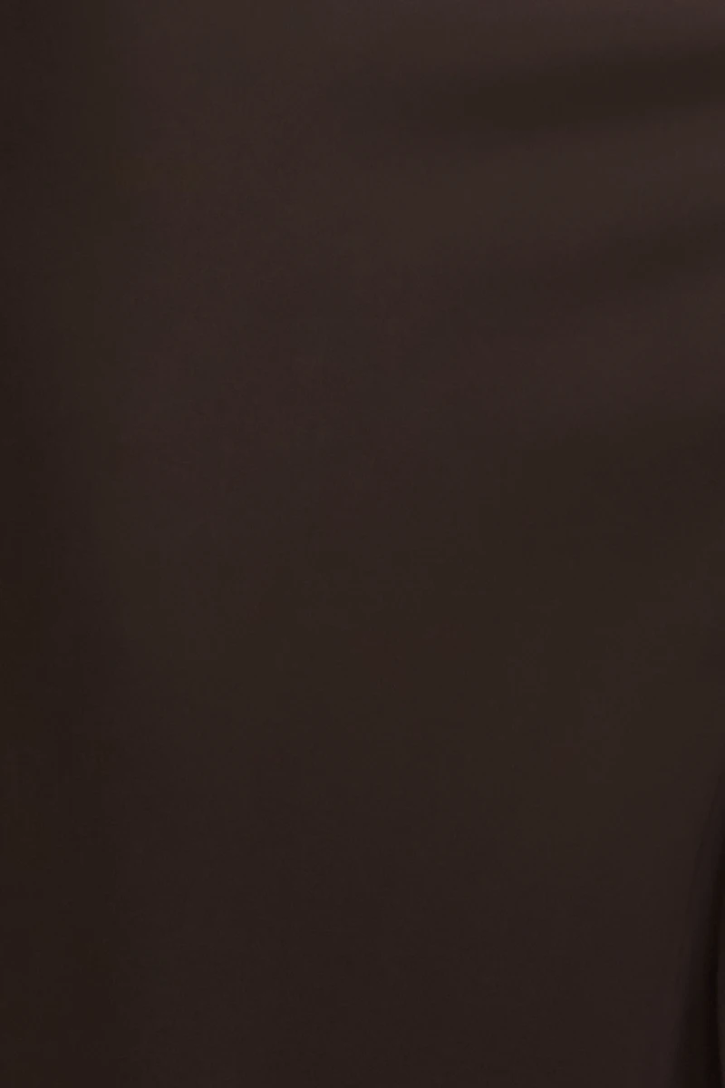 Slit Satin Maxi Skirt