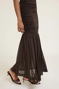 Sculpt Mix Media Mermaid Maxi Dress