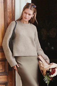 Jane Boxy Crewneck Sweater