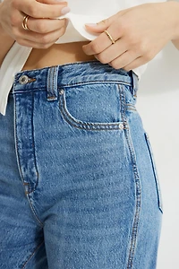 Lennon Ultra High Rise Wide Leg Column Jeans