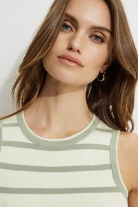 Camisole en tricot côtelée Pia