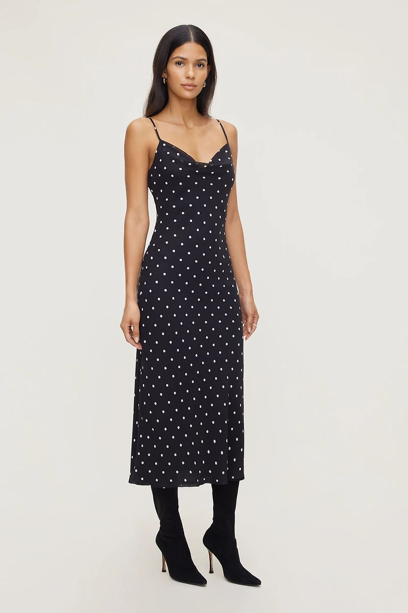 Estera Polka Dot Maxi Dress