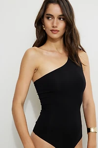 Single Shoulder Jersey Bodysuit