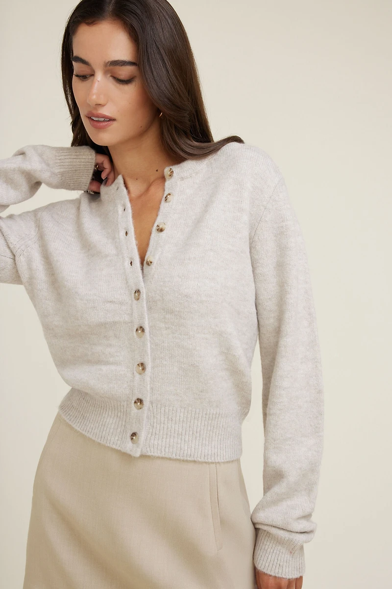 Rebecca Crewneck Cardigan