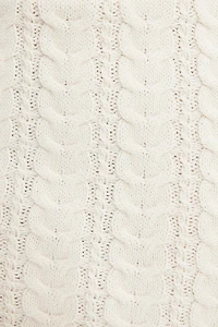 Cable Knit Mini Skirt