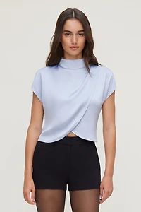 Ella Layered Satin Blouse