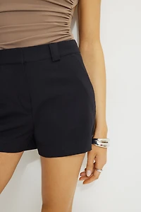 High Rise Tailored Shorts