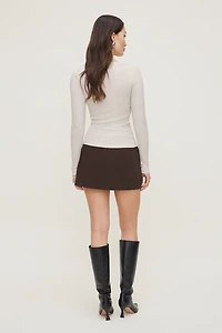 T-shirt côtelée à manches longues Tedi