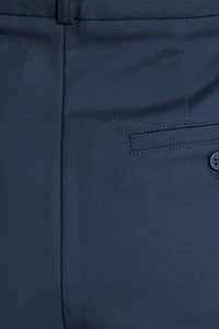 Pleated Straight Leg Pants