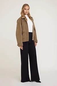 Wide Leg Ponte Pants