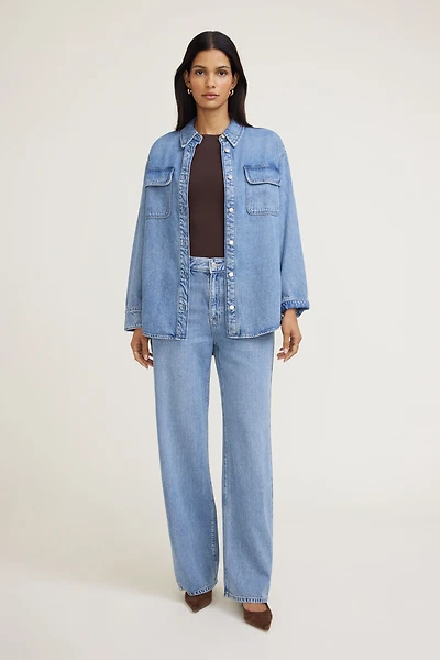 Sydney Mid Rise Baggy Fit Tencel™ Jeans