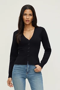 Cinched Waist Cardigan