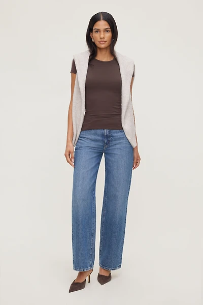 T-shirt à col rond Rumi