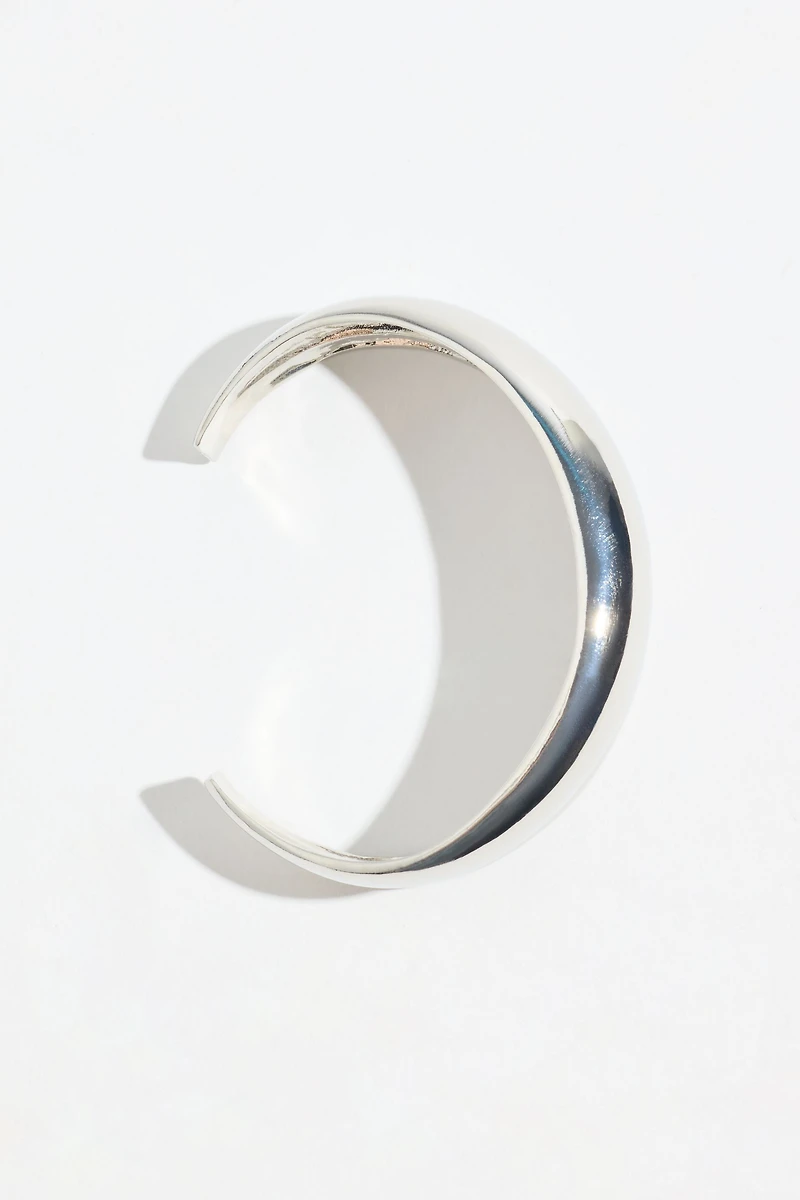 Bracelet-manchette double courbé