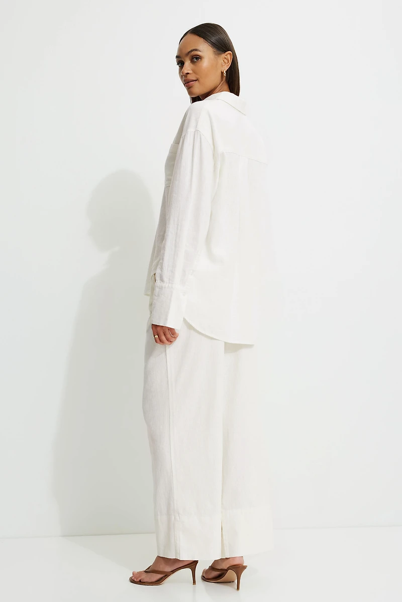 Monroe Oversized Linen Shirt