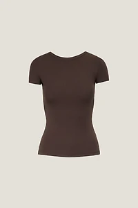 T-shirt à col rond Rumi