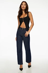 Open Front Tank Top