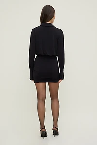 Sculpt Mini Shirt Dress
