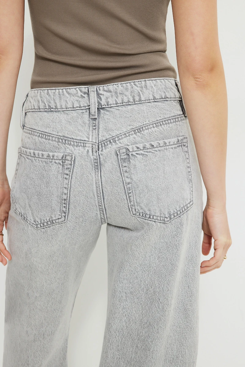 Mika Mid Rise Relaxed Straight Leg Jeans