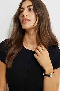 Ribbed Short Sleeve Cardigan