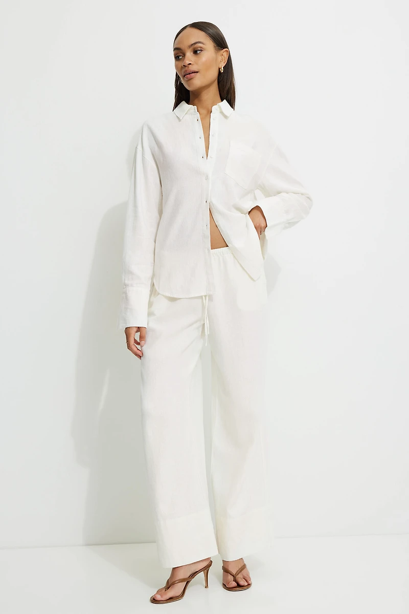 Monroe Oversized Linen Shirt