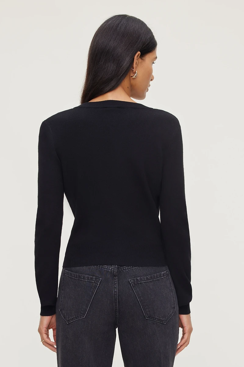 Rebecca Crewneck Cardigan