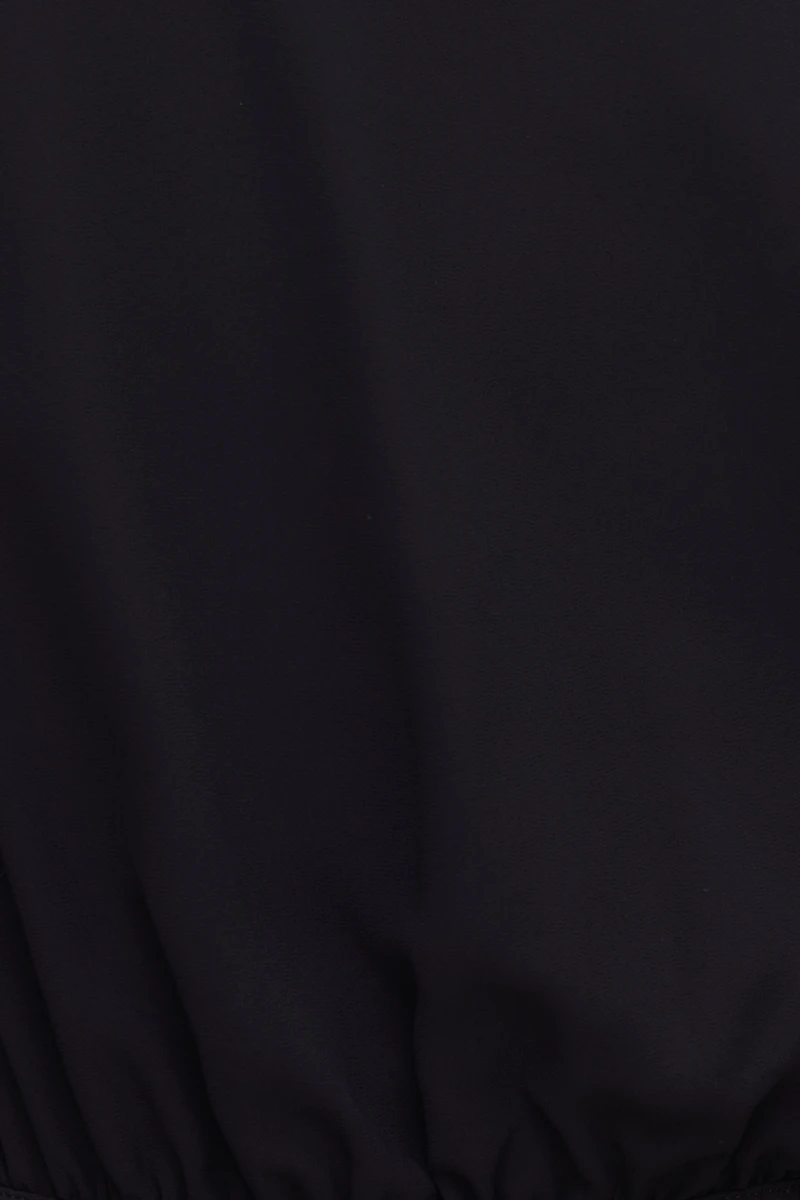Blouse cache-cœur diaphane