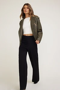 Clean Wide Leg Pants