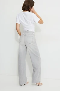 Sydney Mid Rise Baggy Fit Jeans