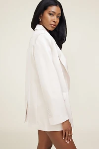 Veston ample en satin Noa
