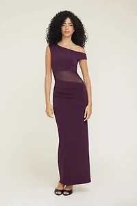 Sheer Sculpt Maxi Dress