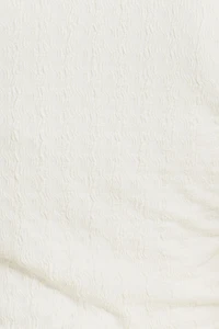 Veste sans manches ouverte texturée à col en V