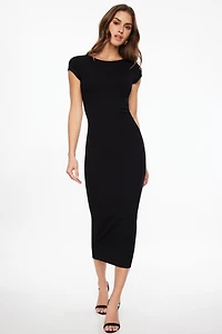 Robe midi à dos ouvert Skye