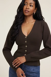 Cinched Waist Cardigan