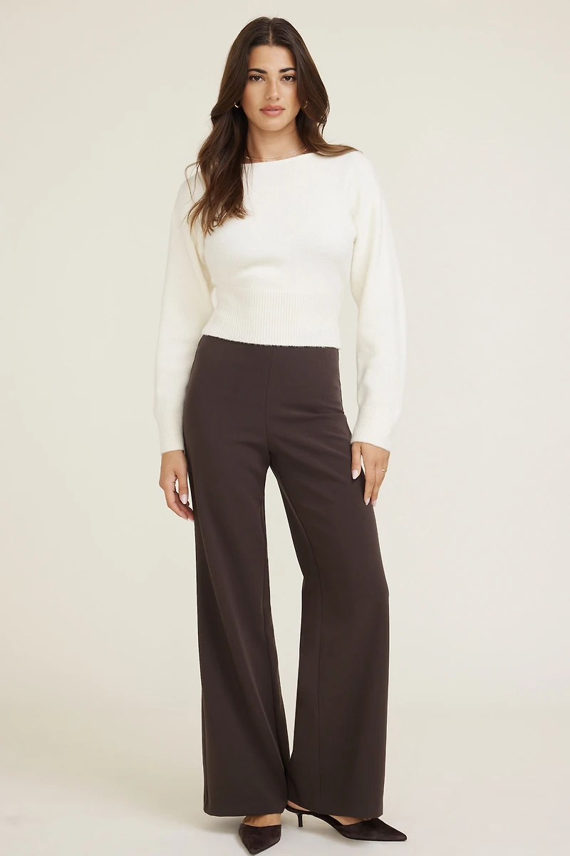 Clean Wide Leg Pants