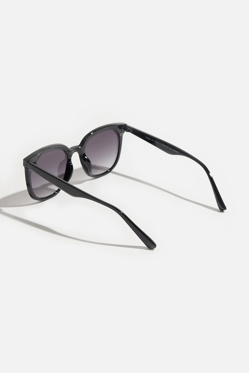 Lunettes de soleil « wayfarer » plates